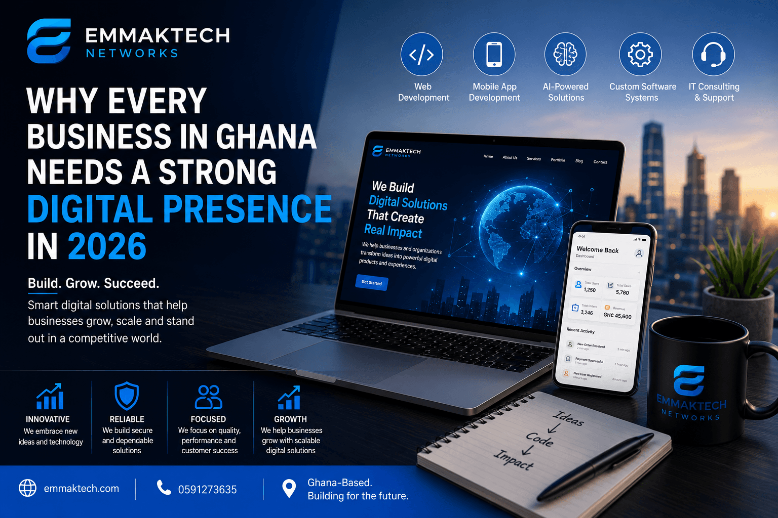Why Every Business in Ghana Needs a Strong Digital Presence in 2026